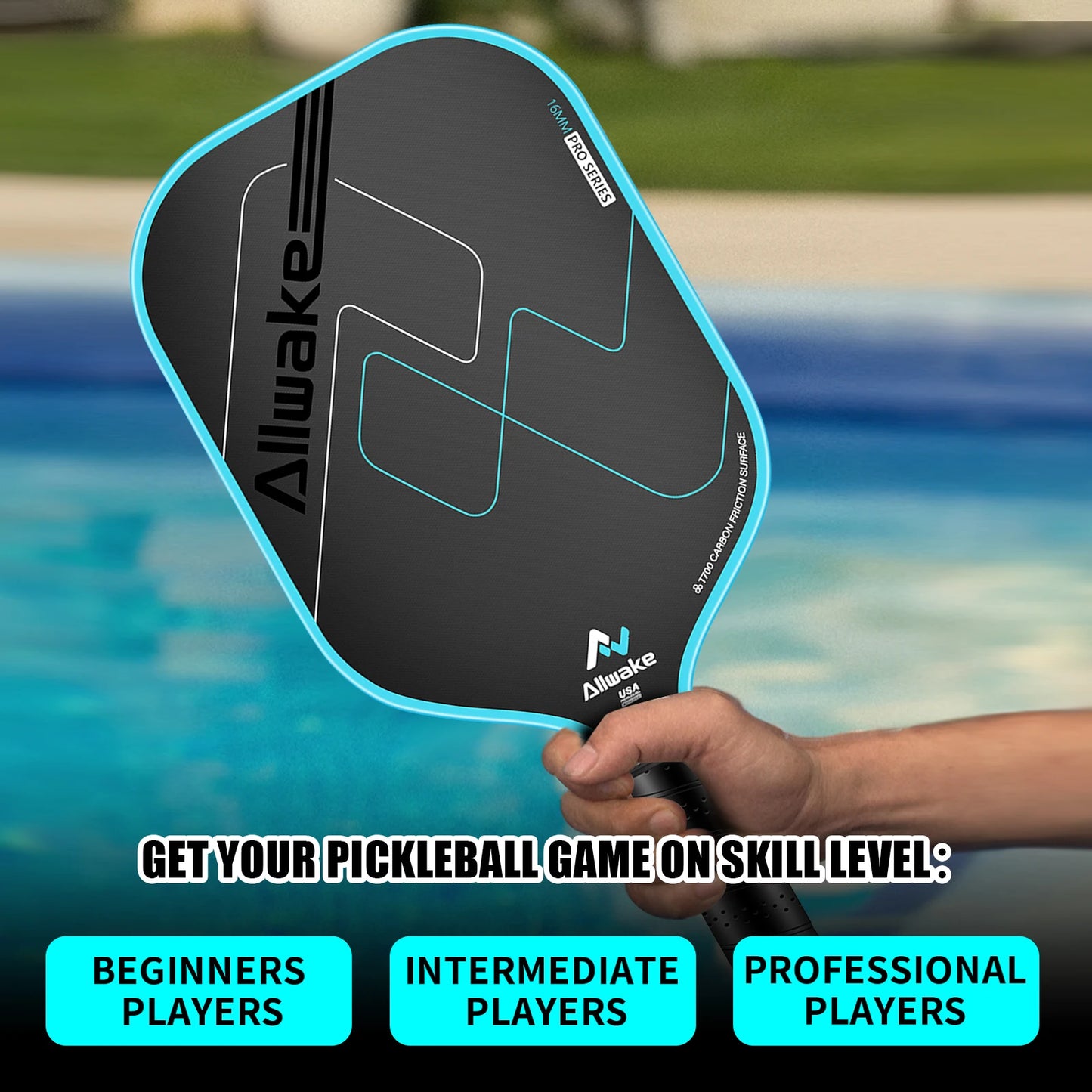 ALLWAKE BMF002 T700 Pickleball Paddle