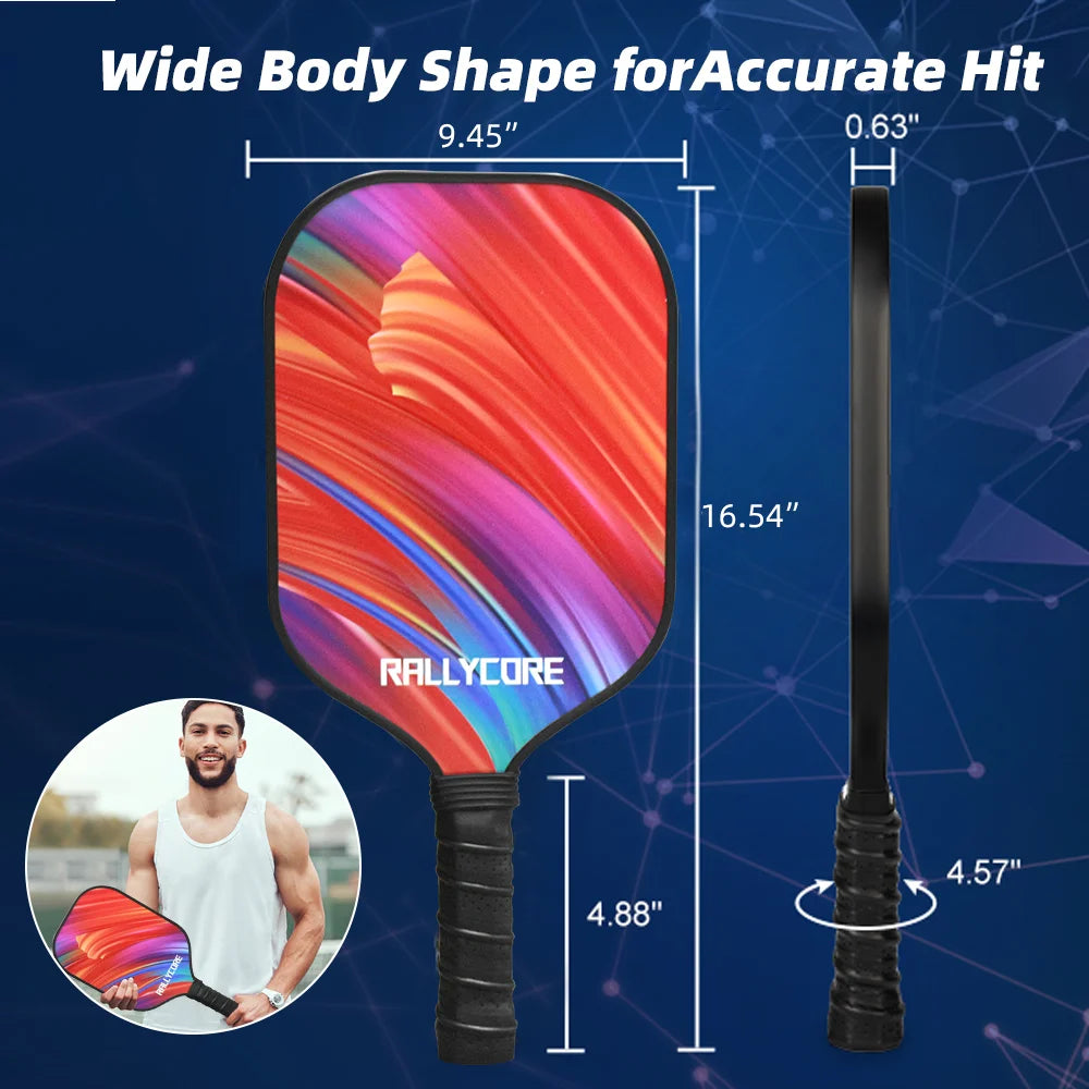 Pickleball Paddles Set USAPA Compliant Fiberglass Surface