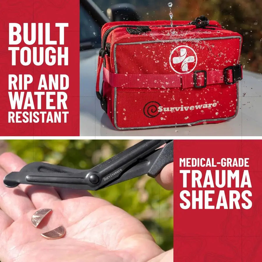 238 Pcs Premium Emergency Survival First Aid Kit