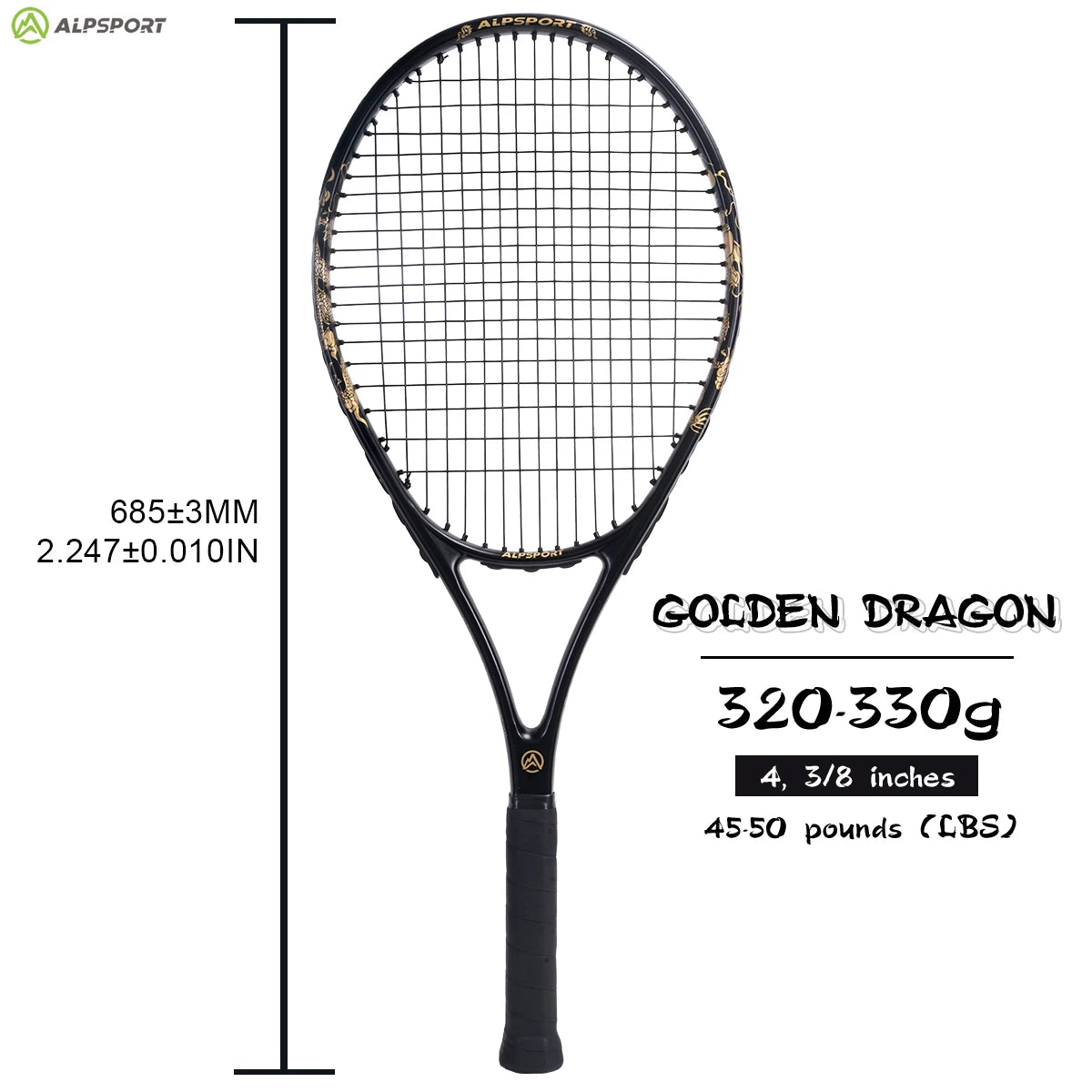 ALPSPORT JL T800 Carbon Fiber Tennis Racket