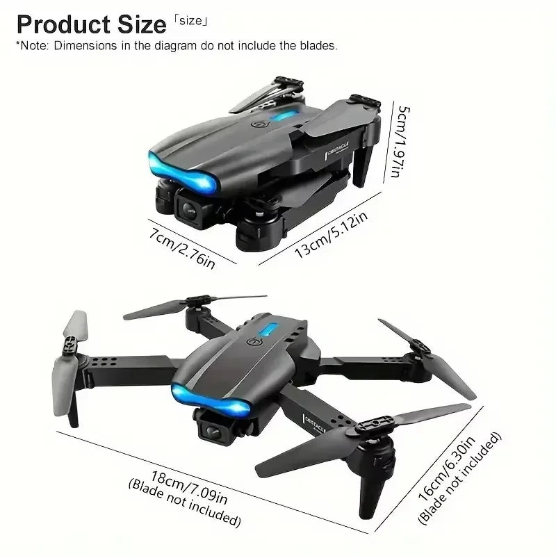 E99Pro RC Drone 4K Professinal With 1080P Wide Angle HD