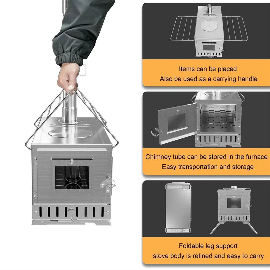 Hot Tent Stove, unho Wood Burning Stove
