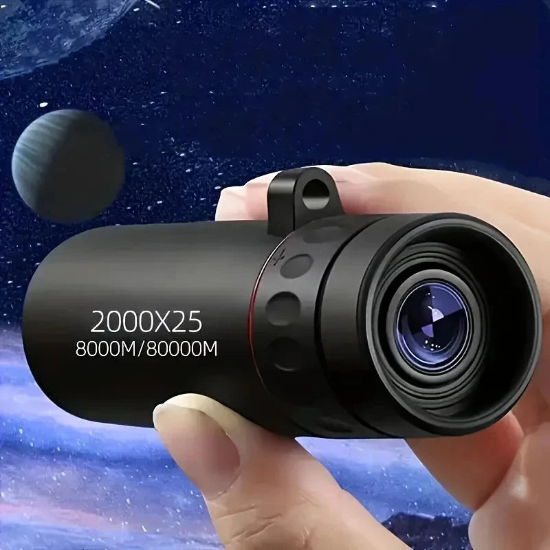 2000x25 HD Monocular Telescope: Mini Portable