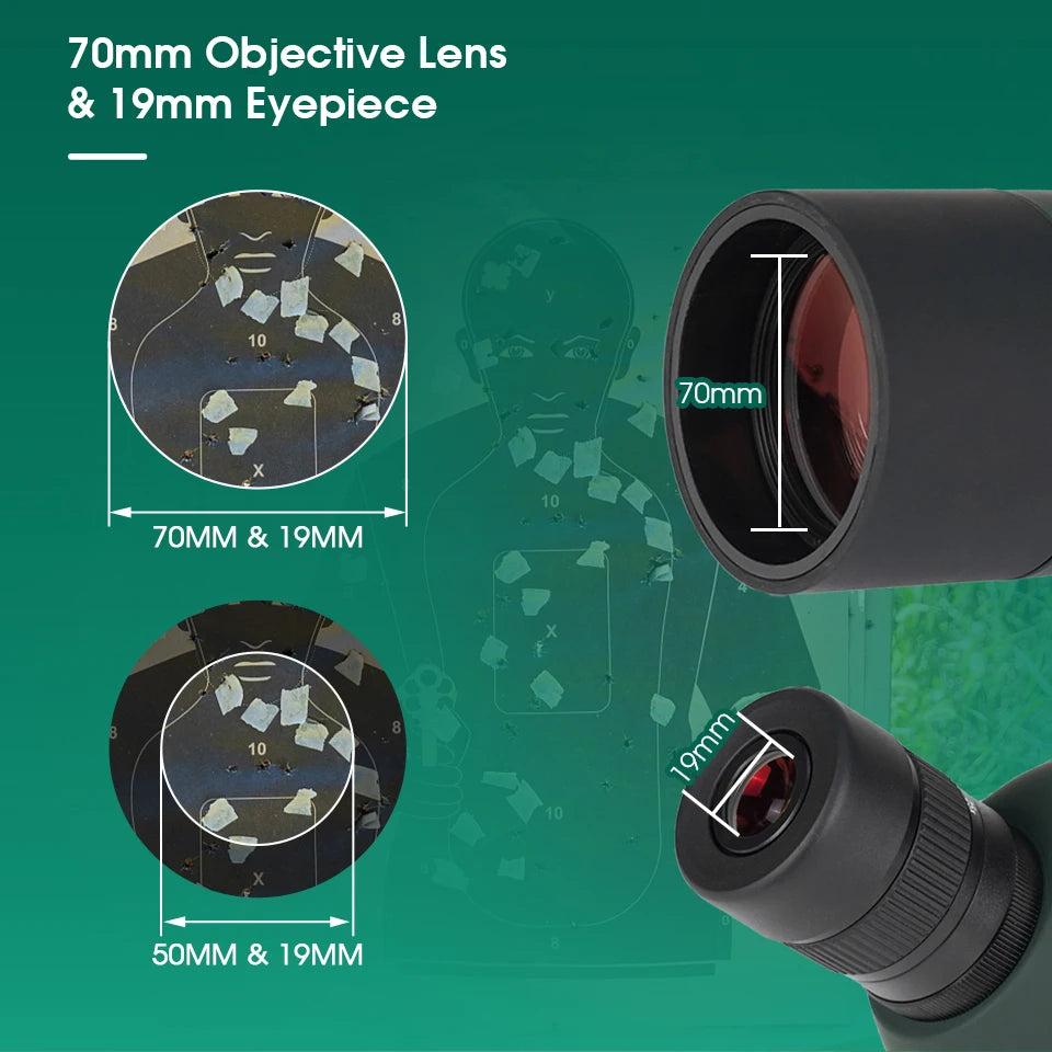 SV28 Spotting Scope 50/60/70/80mm Powerful Zoom With Tripod Waterproof