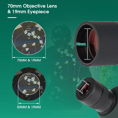 SV28 Spotting Scope 50/60/70/80mm Powerful Zoom With Tripod Waterproof