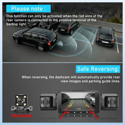 4-Channel 360° Panoramic Dash Cam