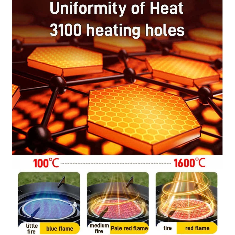 Portable outdoor burner cooking stove,