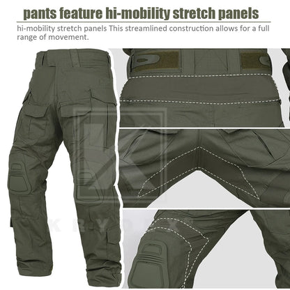 KRYDEX Combat Trousers Ranger Green Tactical Pants