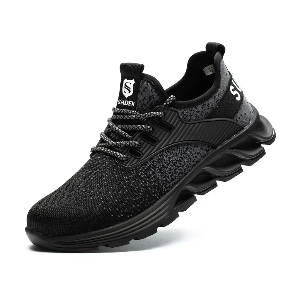 SUADEX Men Women Safety Shoes Steel Toe Boots