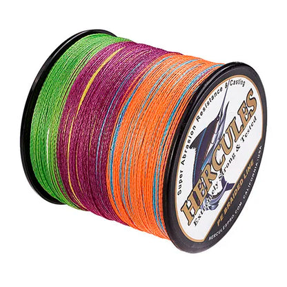Hercules Braided Fishing Line 4 Strands Multifilament