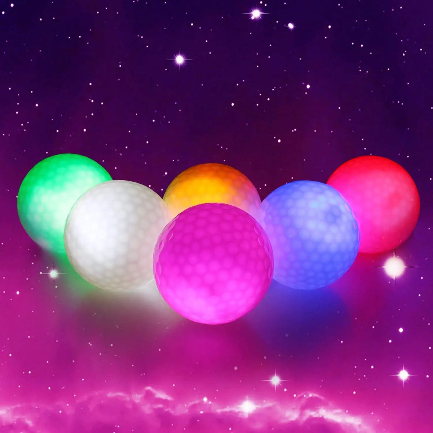 Crestgolf Golf Ball with Logo 3pcs/6pcs/10pcs/30pcs/Pack Night Glow Light Glow LED