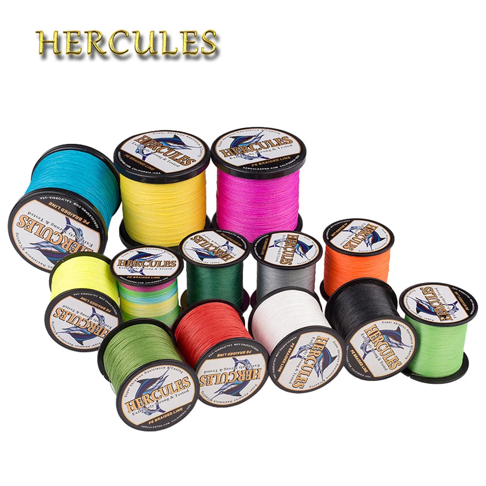 Hercules Braided Fishing Line 4 Strands Multifilament