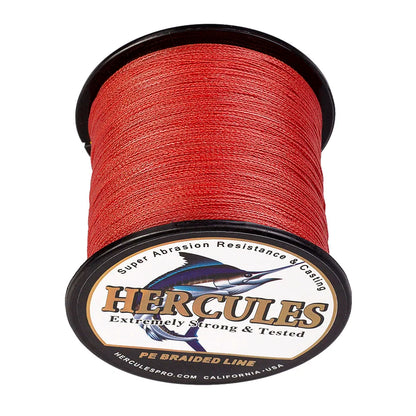 Hercules Braided Fishing Line 4 Strands Multifilament