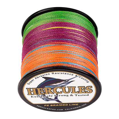 Hercules Braided Fishing Line 4 Strands Multifilament