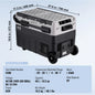 SucceBuy 40/50/58L Portable Car Refrigerator 12VoltCar