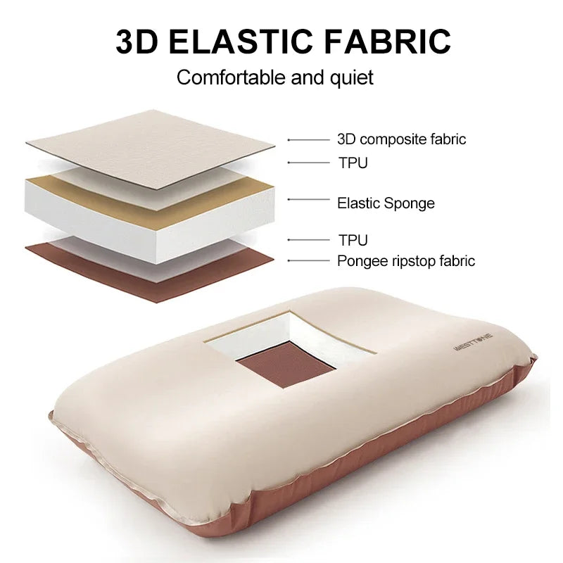 Camping Pillow Portable Self Inflating Sleeping Pillow