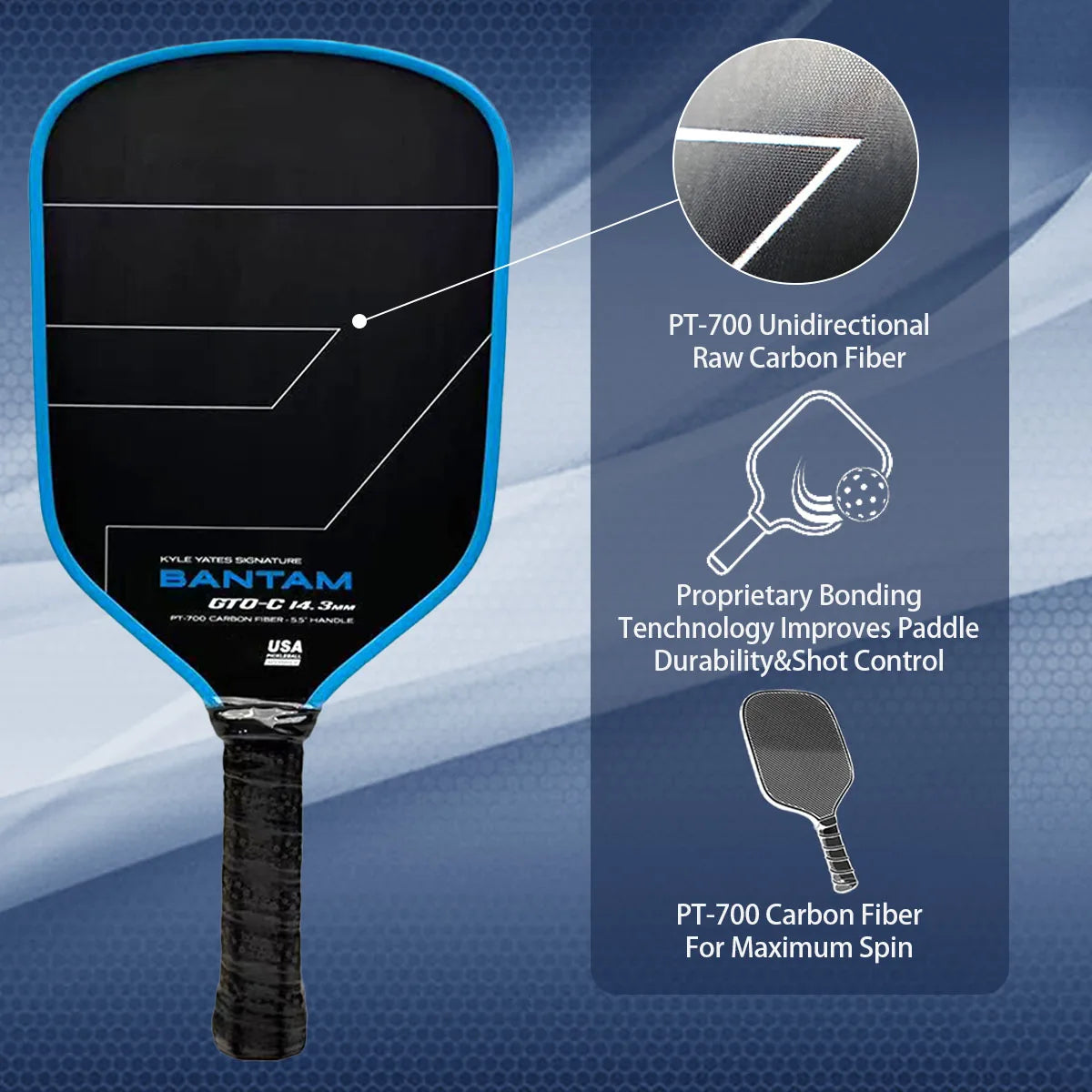 Pickleball Paddle Bantam GTO-C