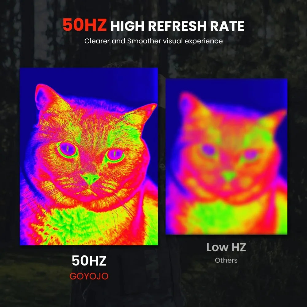 GOYOJO 384X288/256X192 50Hz Thermal Imaging Monocular, Infrared Night Vision Telescope