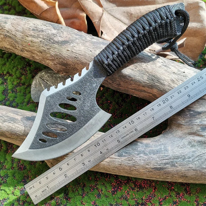 Stainless Steel Survival Tomahawk Ax: Nylon Sheath