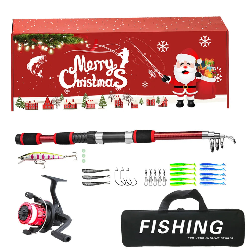 Telescopic Fishing Rod and Reel Combo