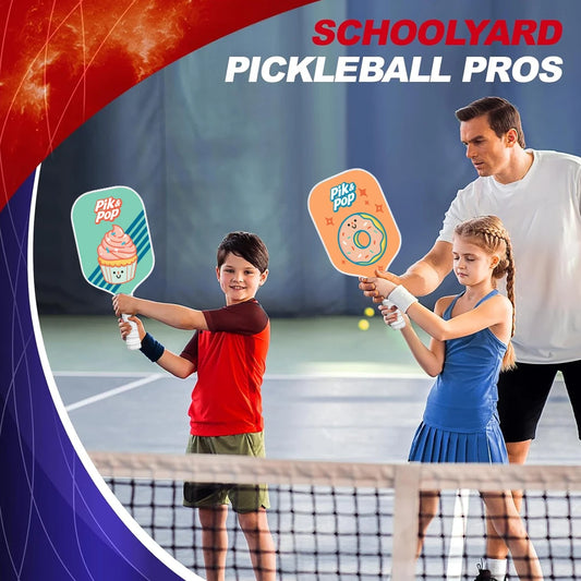 Pickleball Complete Kit with 2 Paddles, Balls, & Carry Bag.