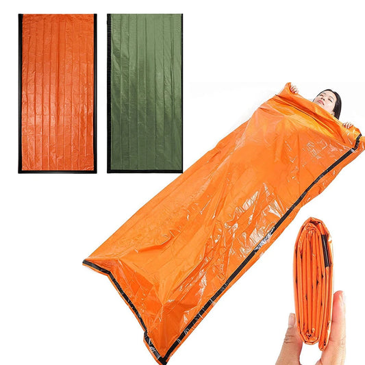 2 Pack Emergency Sleeping Bag Emergency Blanket