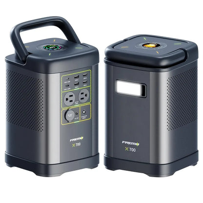 Portable Power Station X700, 662Wh LiFePo4 Battery Solar Generator