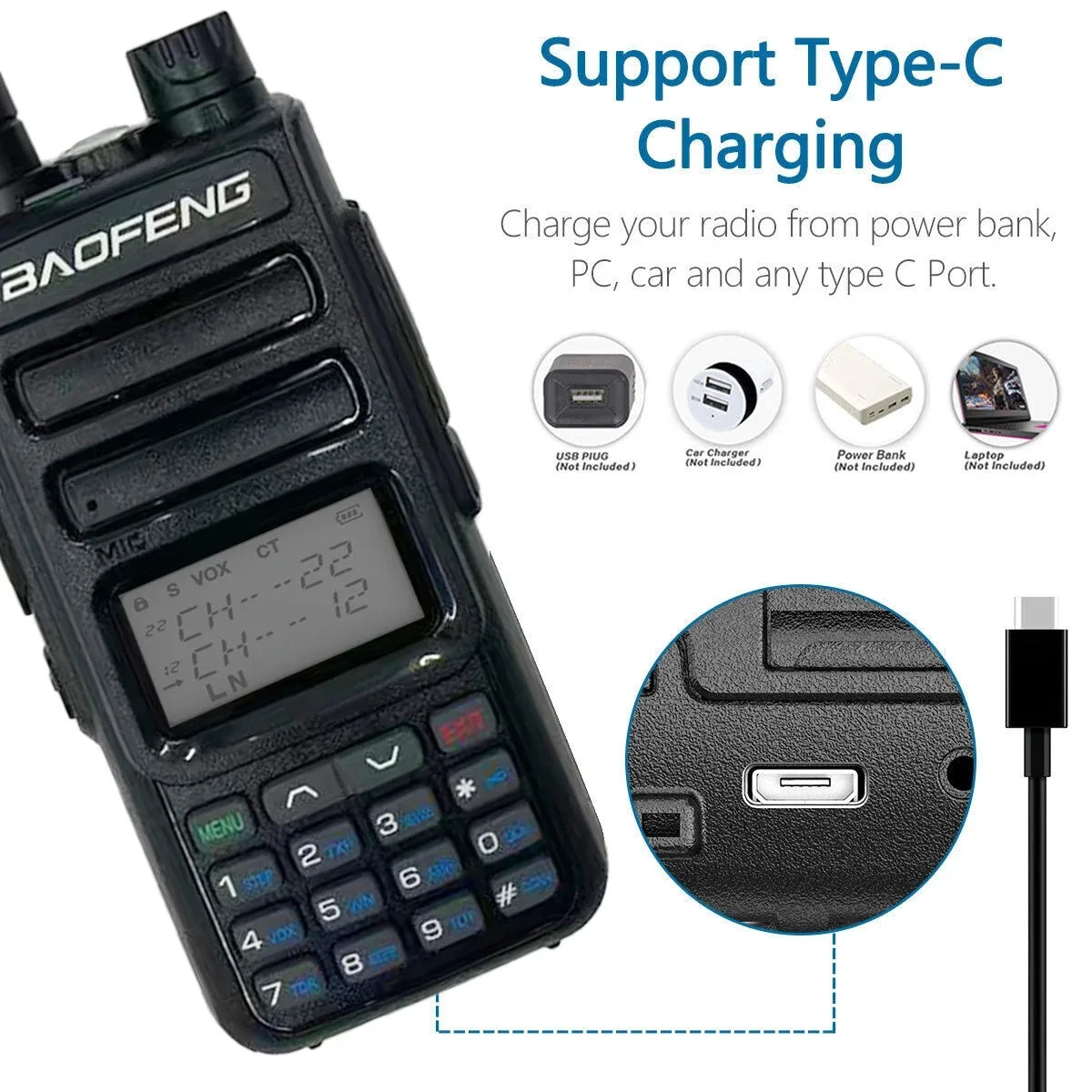 Baofeng TH-15S TH 15S Ham Handheld Radio 5w Uhf Vhf