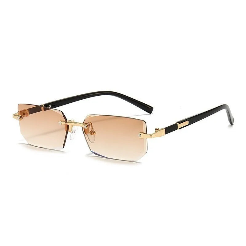 Retro Sunglasses Rimless Sun Glasses