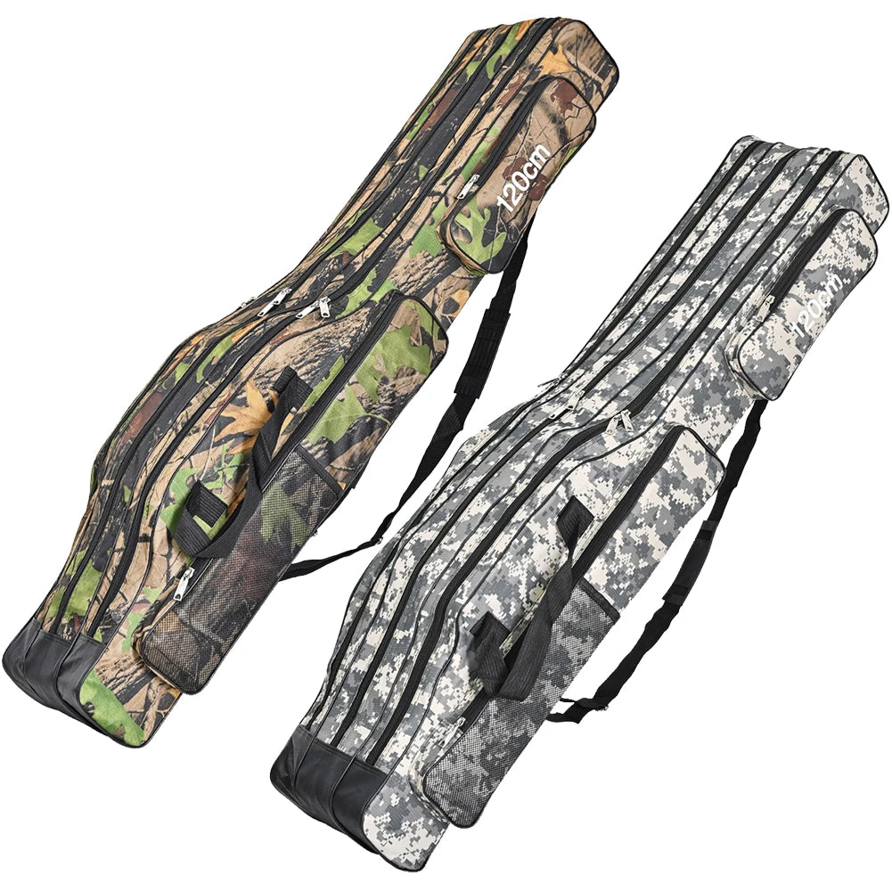 3 Layer Fishing Pole Storage Bag Waterproof