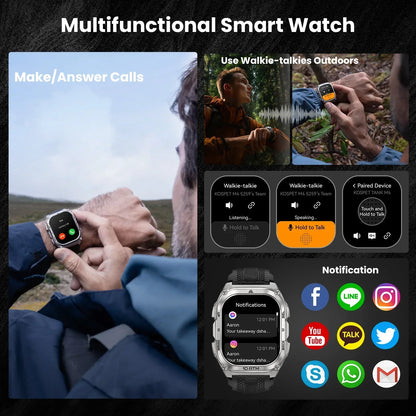 KOSPET Tank M4 Smart Watch Stainless Steel