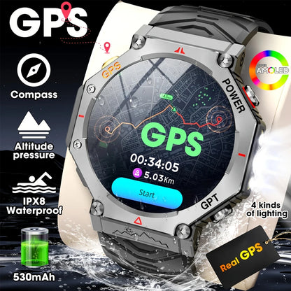 SENBONO GPS Smart Watch Men Built-in GPS