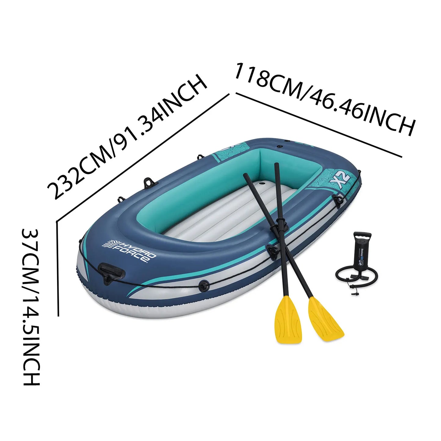 Bestway 61153 2 Person Inflatable Kayak