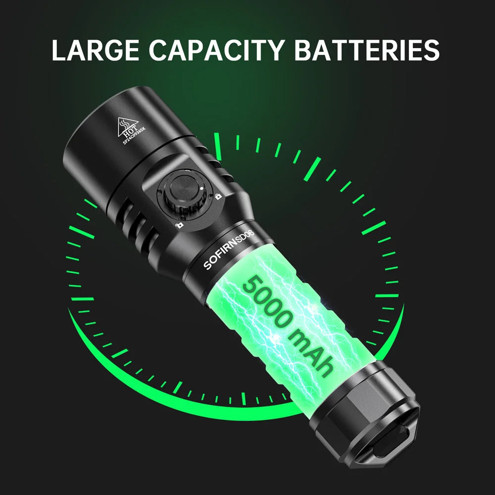 Sofirn SD06 SFT70 3200lm Rechargeable Underwater Deep Scuba