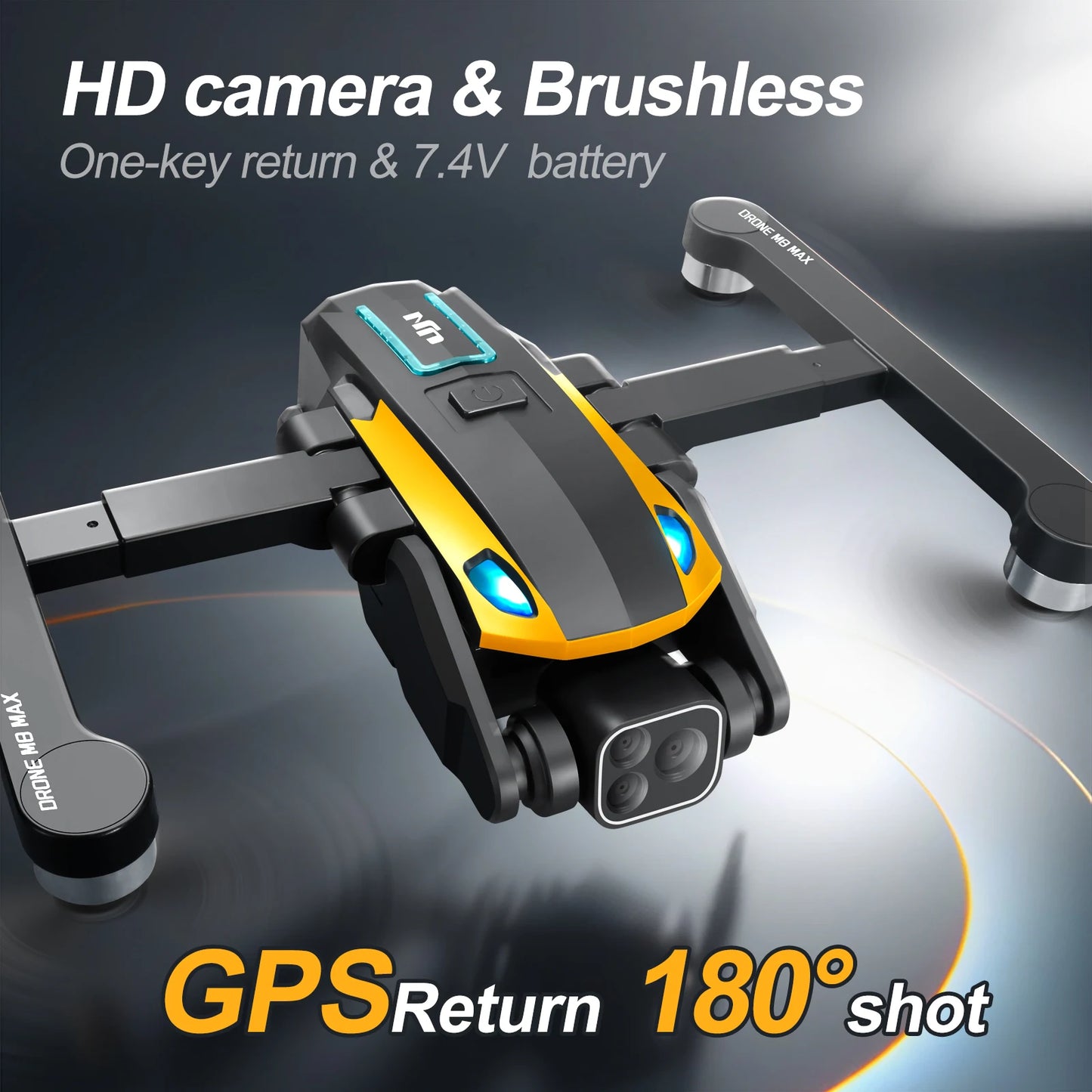 2024 M8Pro RC Drone 1080P Wide Angle HD Camera