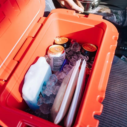 15Quart Hard Cooler with DoubleDuty Shoulder Strap for Outdoor