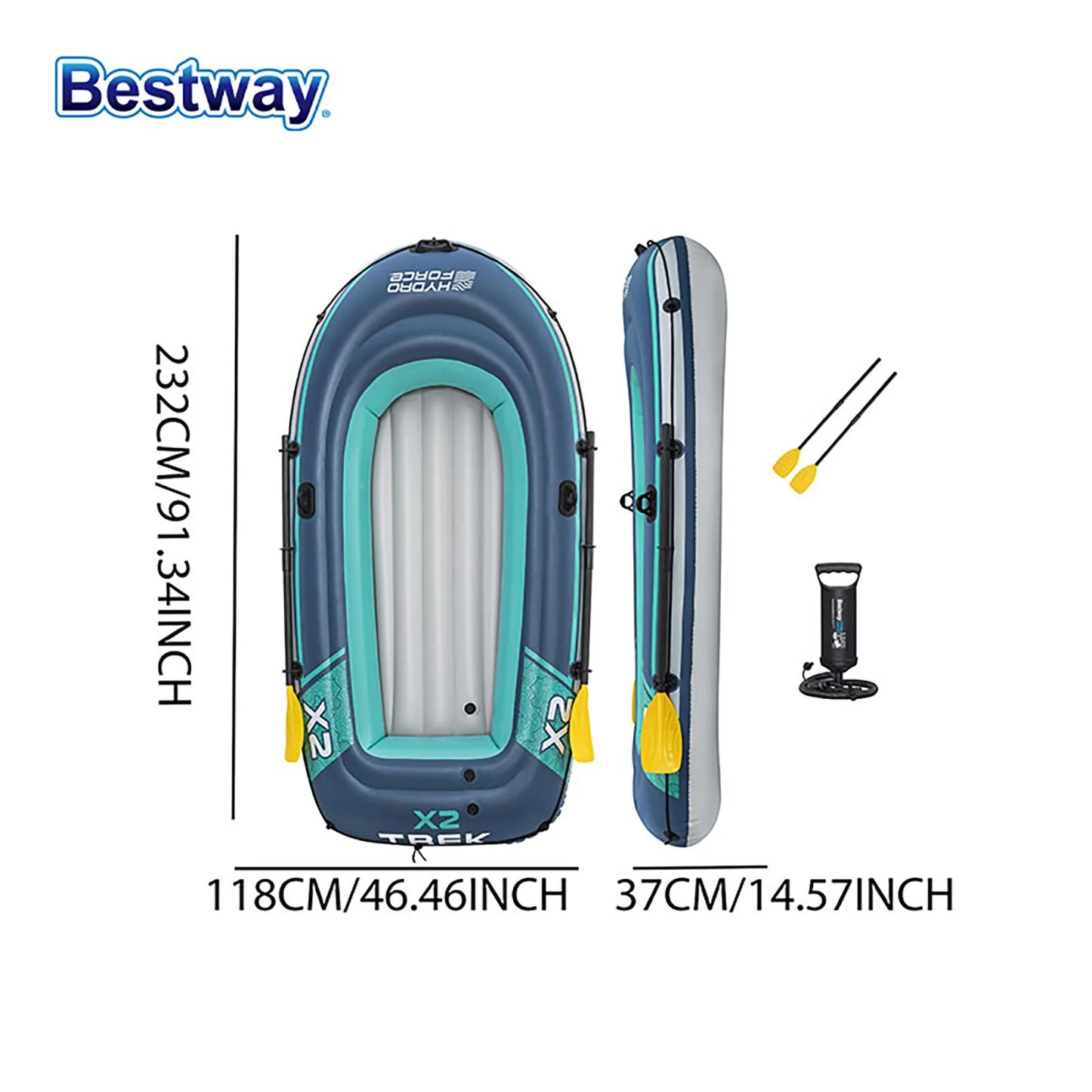 Bestway 61153 2 Person Inflatable Kayak