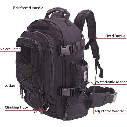 60L Military Tactical Assault Rucksack