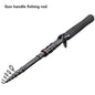 Telescopic carbon fishing rod, high-strength fishing