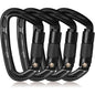 Auto Locking Carabiner - Rock Climbing, Camping, Rappelling, Hunting