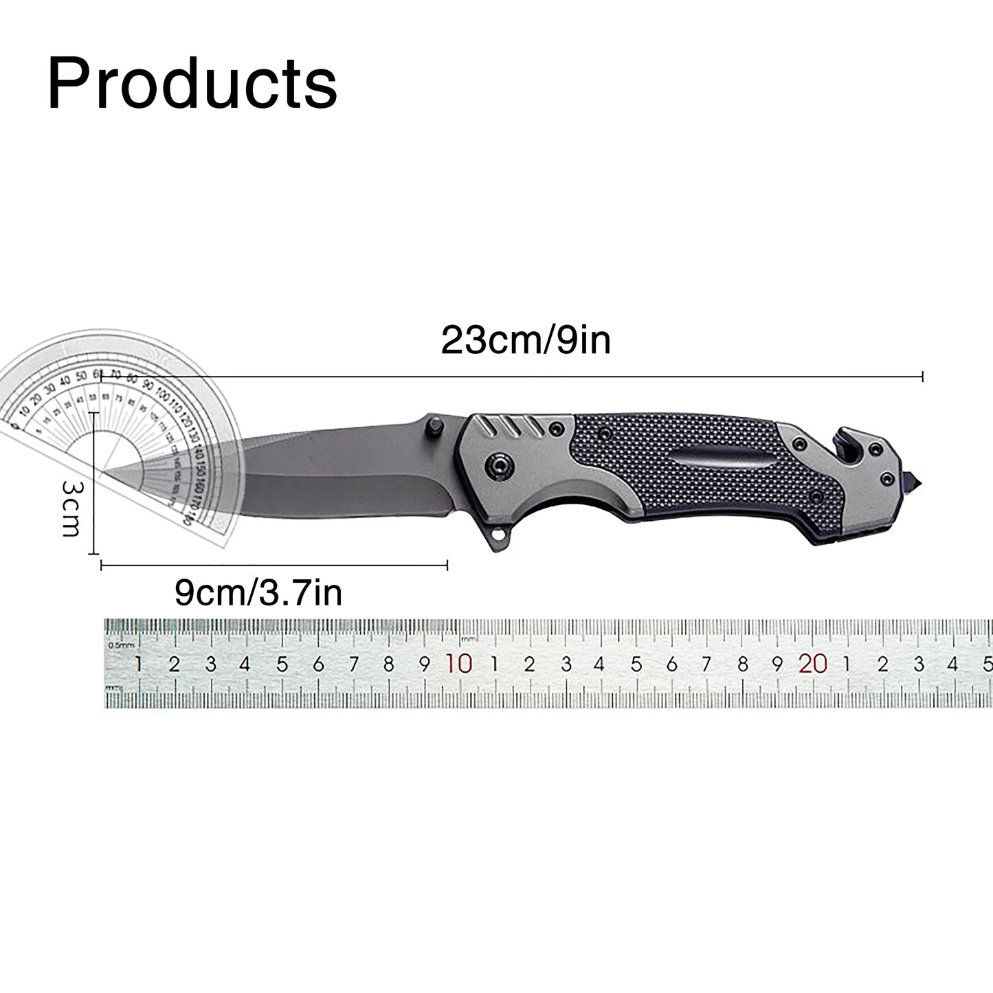 Folding knife with clip, EDC small knife