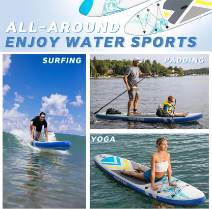 Inflatable Paddle Board for Adults,10.6' Premium SUP Accessories