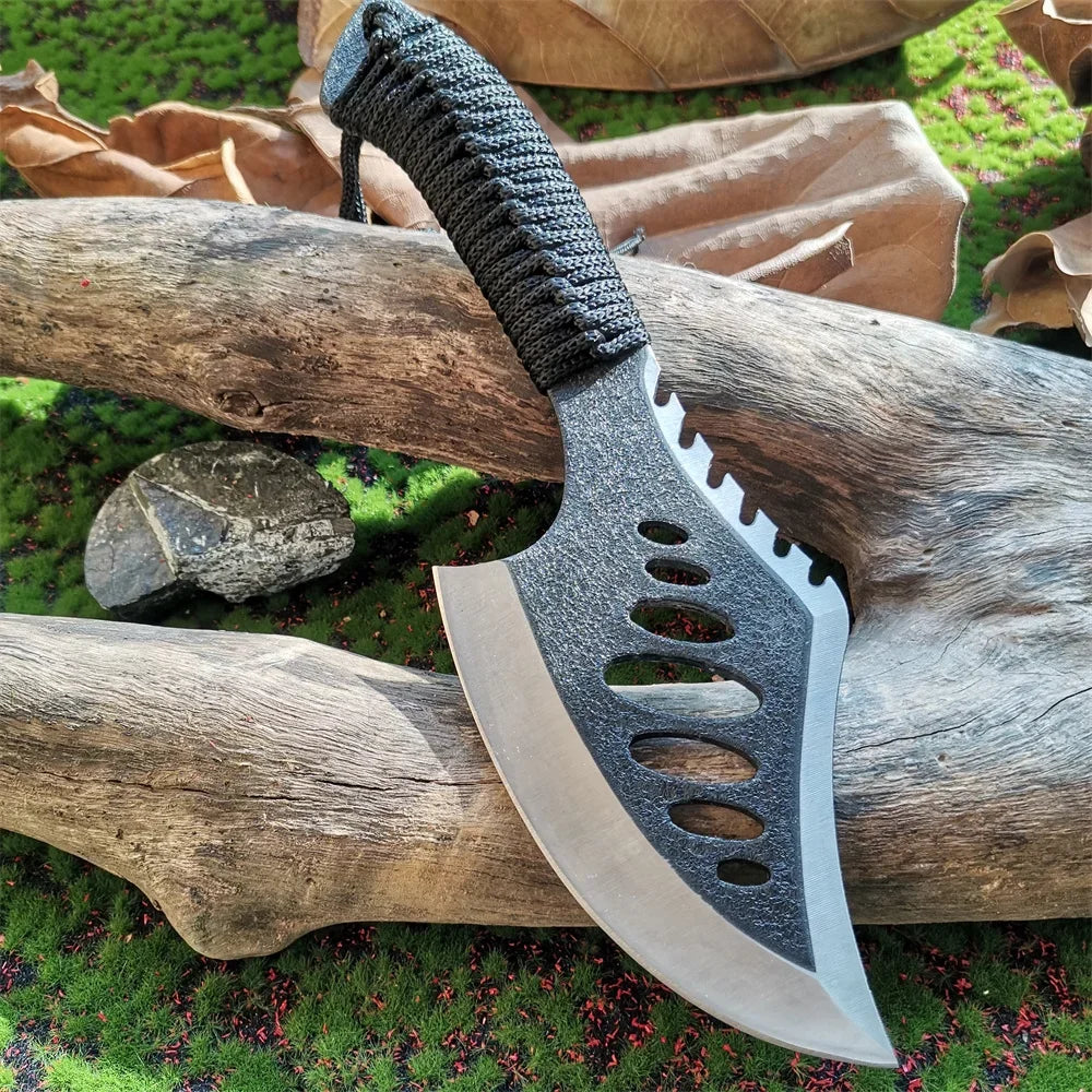 Stainless Steel Survival Tomahawk Ax: Nylon Sheath