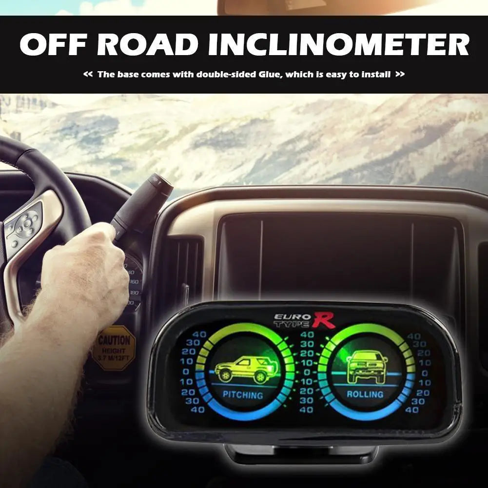 Digital Speed Slope Meter Backlight Car Compass
