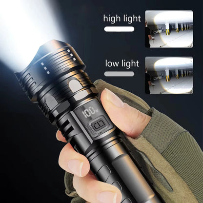 USB Rechargeable High Power LED Flashlight Super Bright Torch