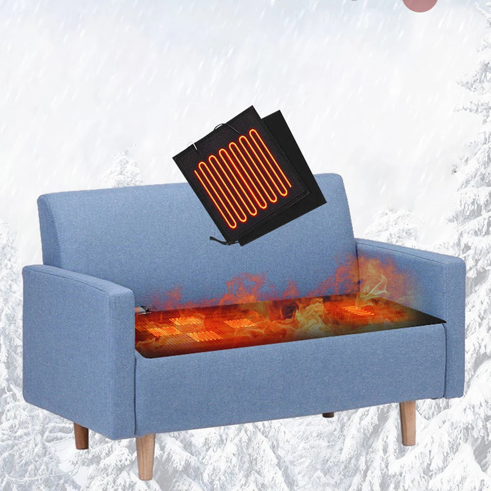 Heated Sleeping Bag Pad Mattress USB Power