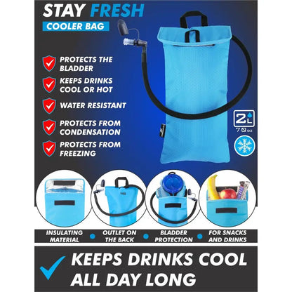 Hydration Water Backpack 3in1 with 2L Bladder