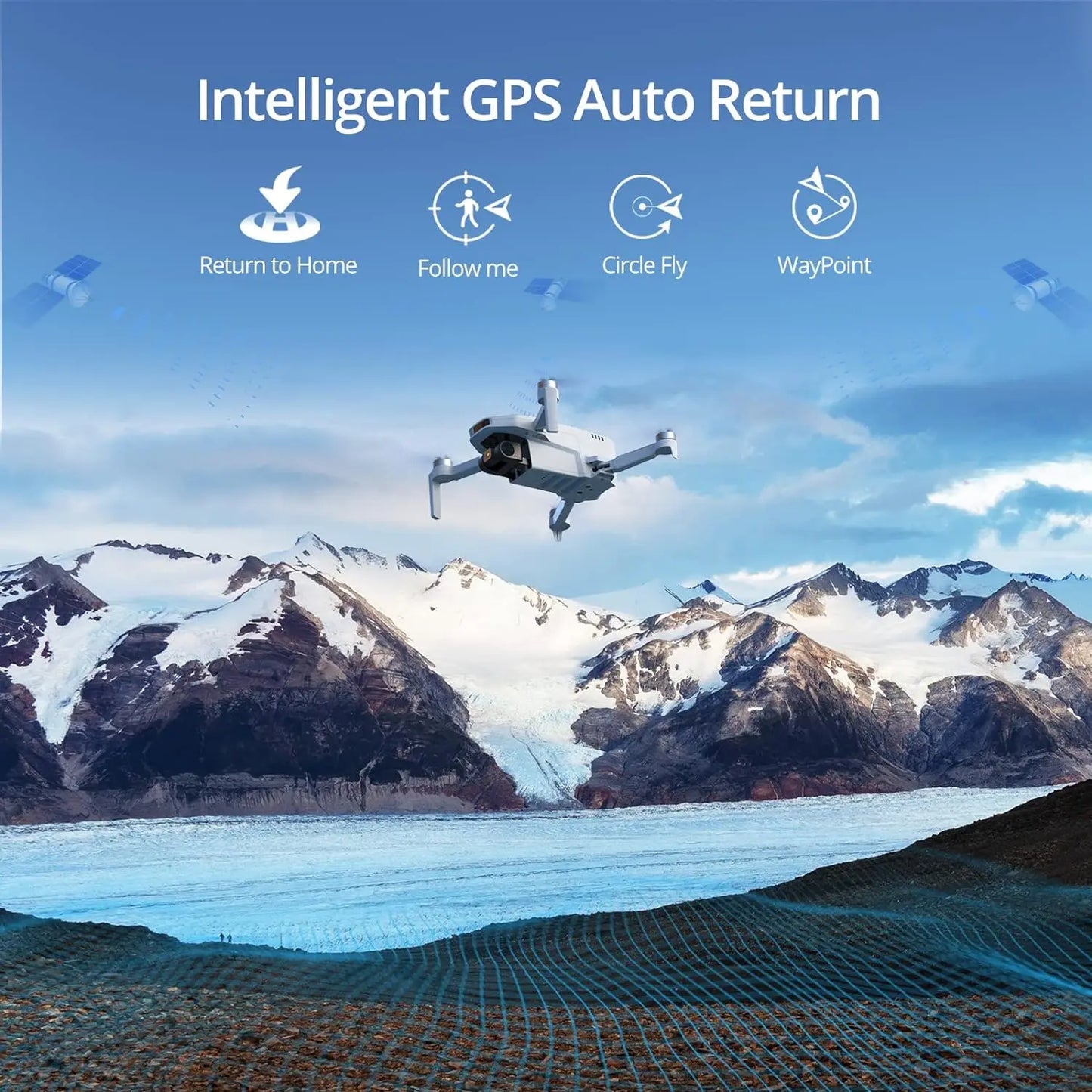 Potensic C0 Single Axis Gimbal 4K GPS Drones Professional