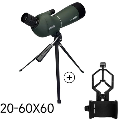 SV28 Spotting Scope 50/60/70/80mm Powerful Zoom With Tripod Waterproof