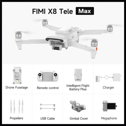 TELE MAX Drone 4K Professional HDR 48MP 3-Axis Gimbal Camera Drone